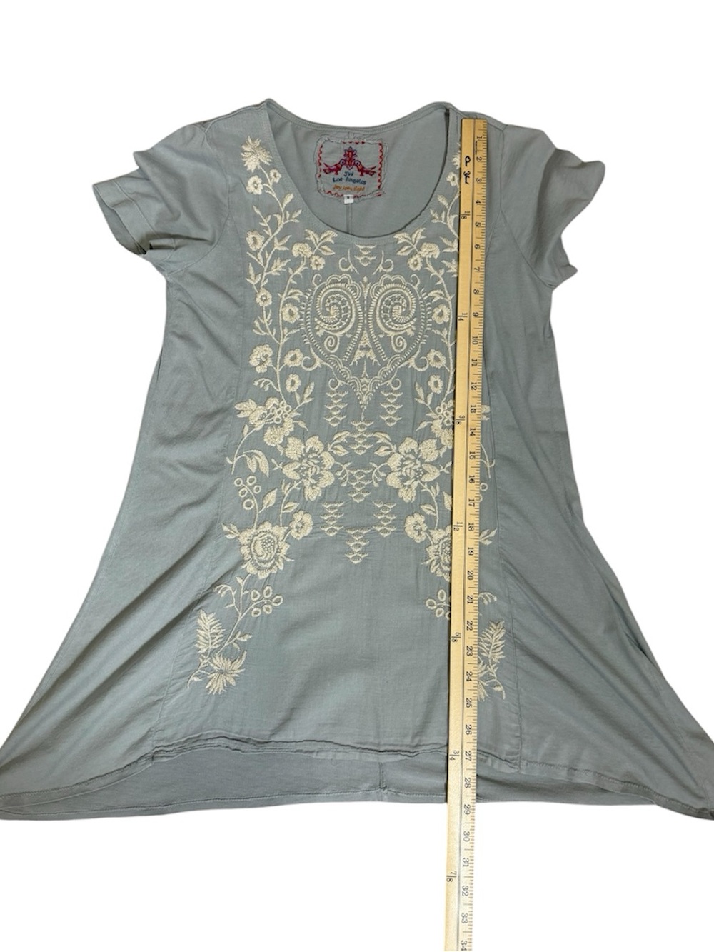 Johnny Was Embroidered Swing Tunic Top Size Small - Picture 7 of 7